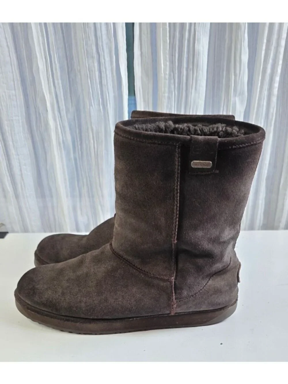 Emu Brown Low Boots, Women's Size 10